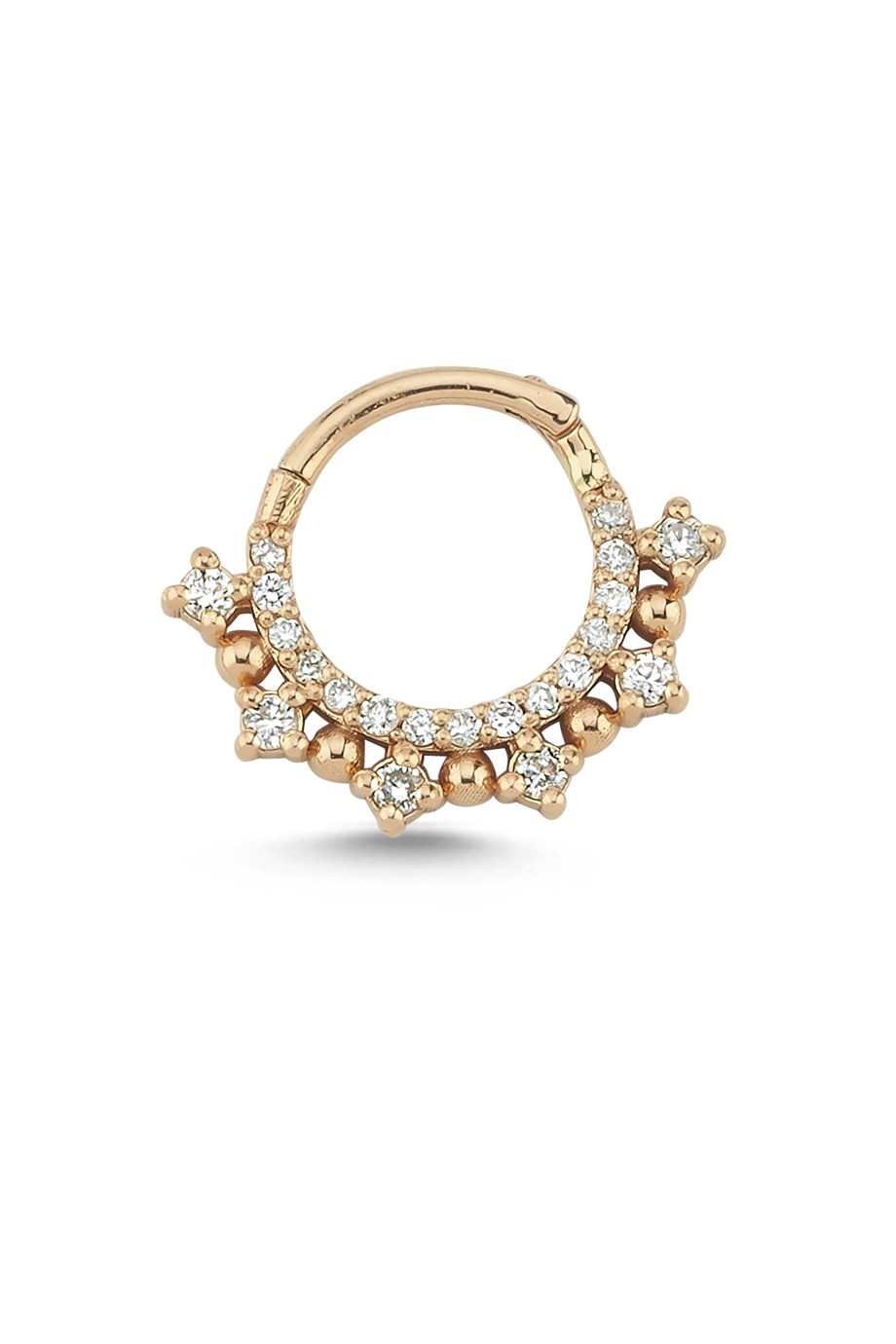 HOOP DIAMOND PIERCING