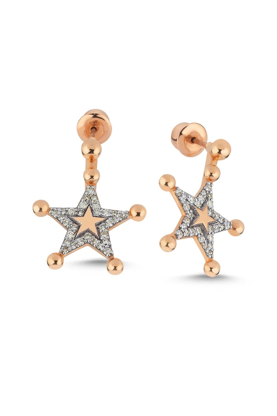 SINGLE STAR DIAMOND EARRING