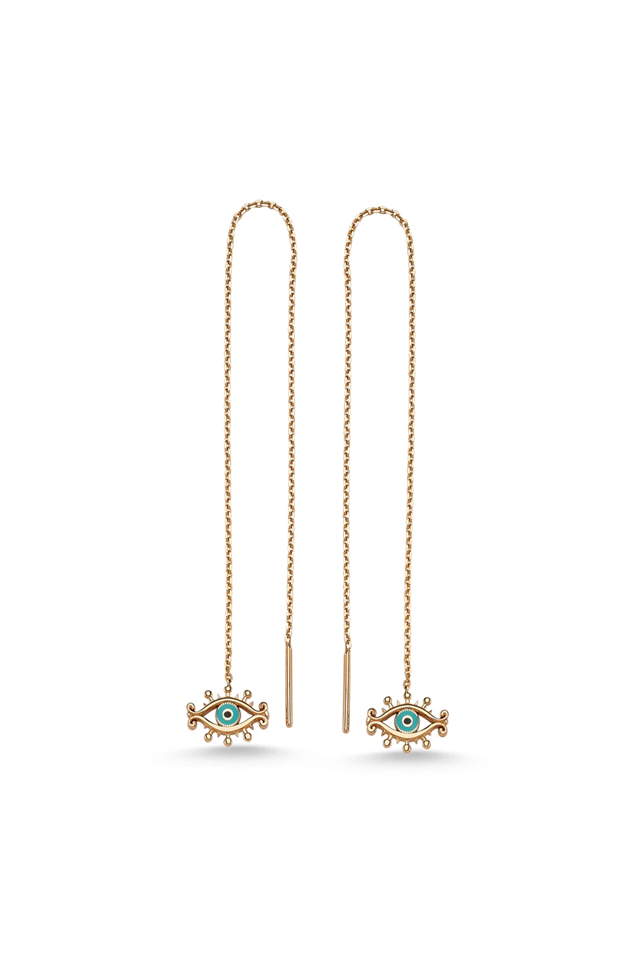 TINY PENDANT EYE EARRING