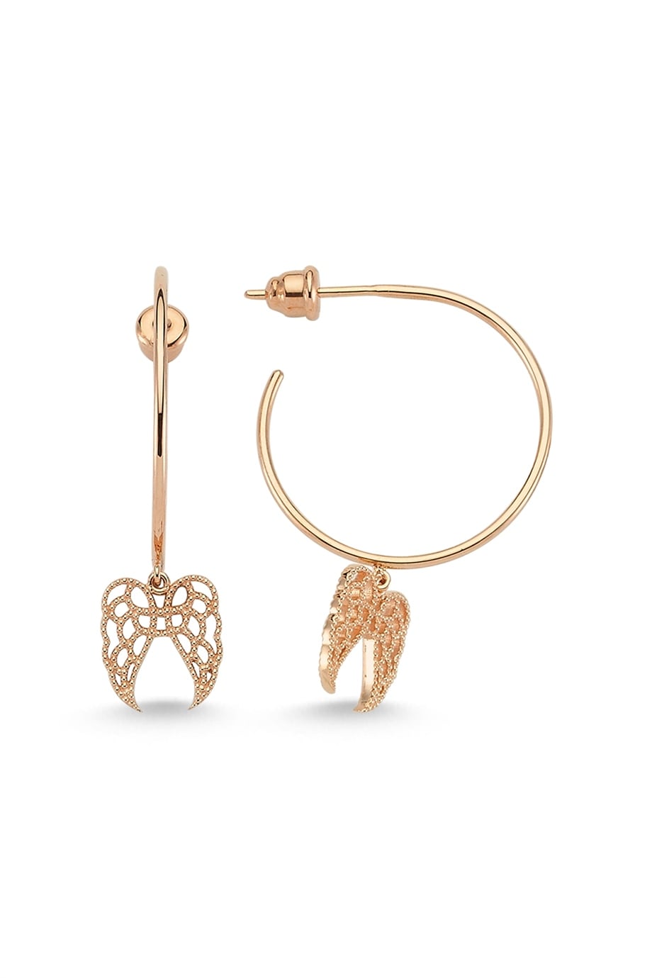 ANGEL OF URIEL BIG HOOP EARRING