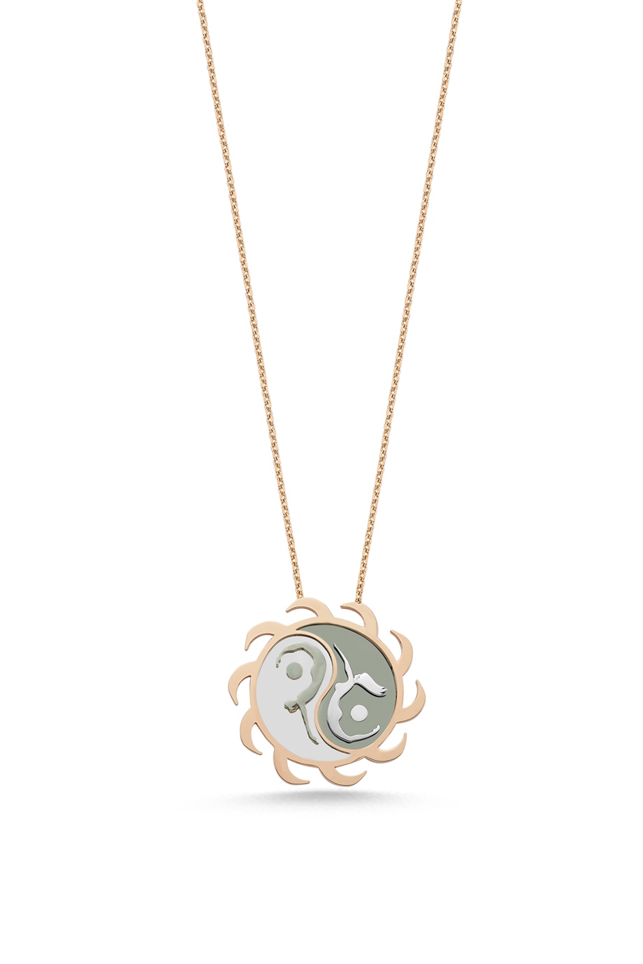 YING YANG GOLD NECKLACE