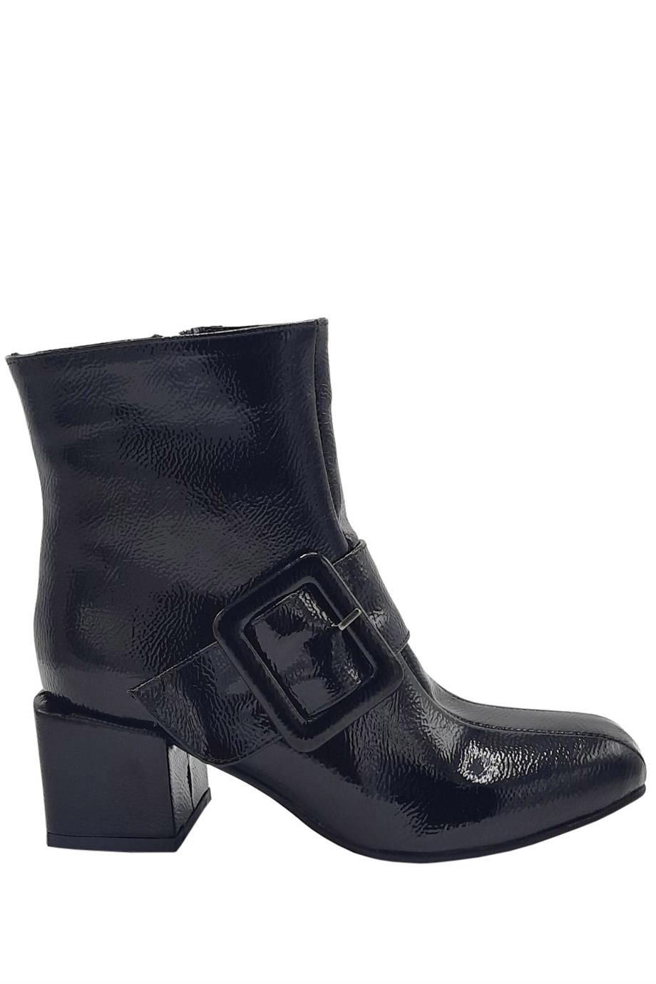 007 210050 Siyah Kırışık Rugan