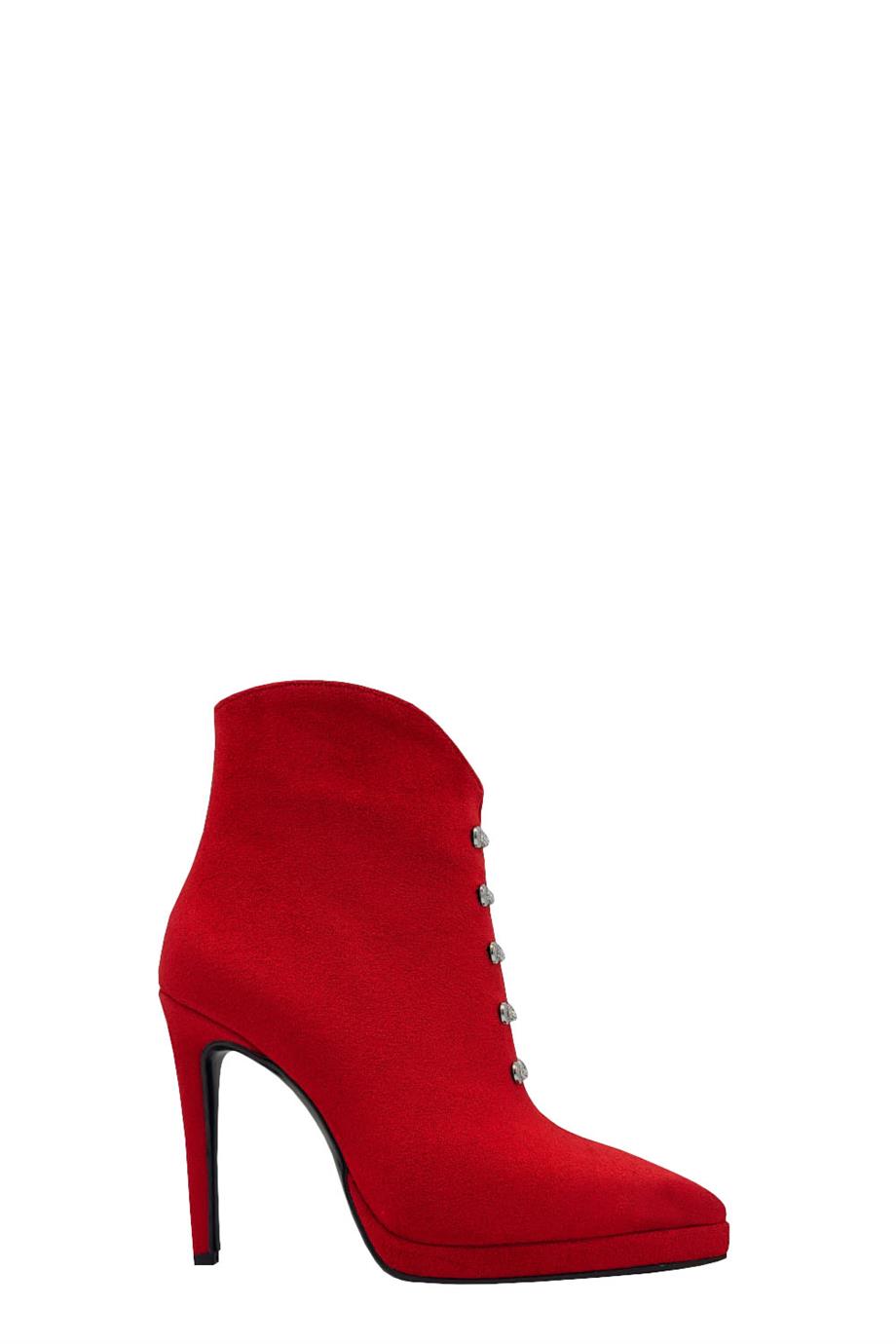 009 230134 Kırmızı Süet