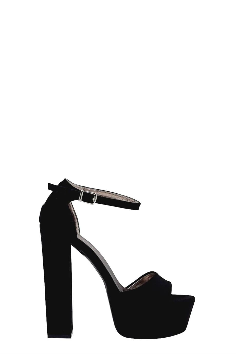 015 3050 Siyah Süet