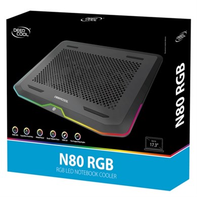 Deep Cool N80 RGB 17,3 Ntb Soğutucu Siyah