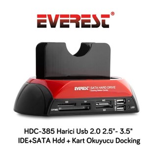 Everest HDC-385 Usb 2.0 2.5- 3.5 Hdd Docking