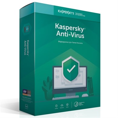 Kaspersky Antivirüs - 2 Kullanıcı DVD Kutu