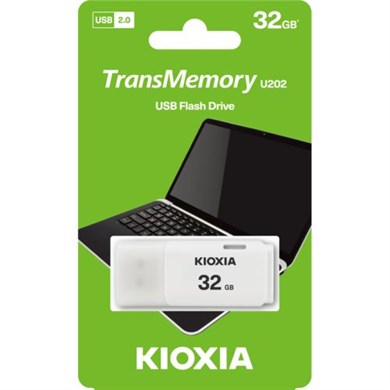 Kioxia U202 32GB USB2.0 LU202W032GG4 Beyaz