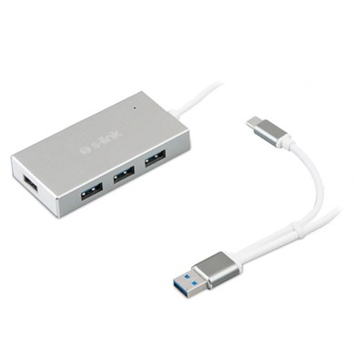 S-link Swapp SW-U320 4 Port Type-C - USB 3.0 Hub