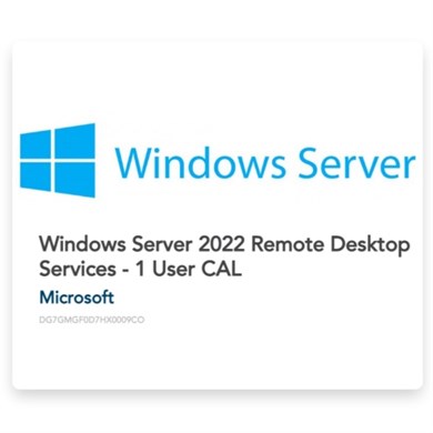 Windows Server 2022 Remote Desktop - 1 User CAL