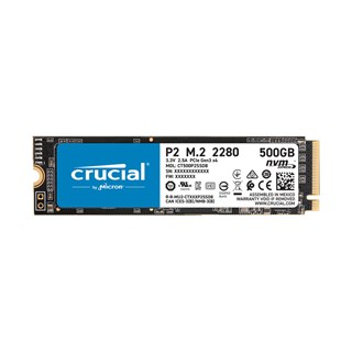 CRUCIAL-Crucial P2 500GB SSD m.2 NVMe PCIe (2300  MB Okuma / 940 MB Yazma)