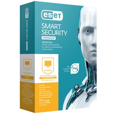 ESET Smart Security Premium KUTU-1 Kullanıcı 1 Yıl