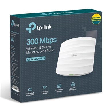 TP-Link EAP115 Wi-Fi 300Mbps Tavan Tipi Access P.