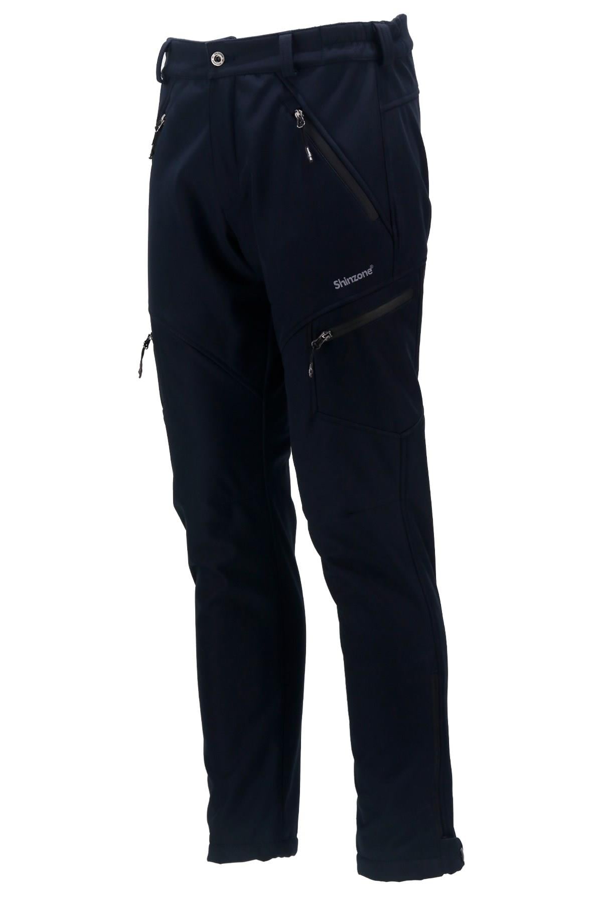 Erkek Soft Shell içi Polarlı Outdoor Lacivert Pantolon