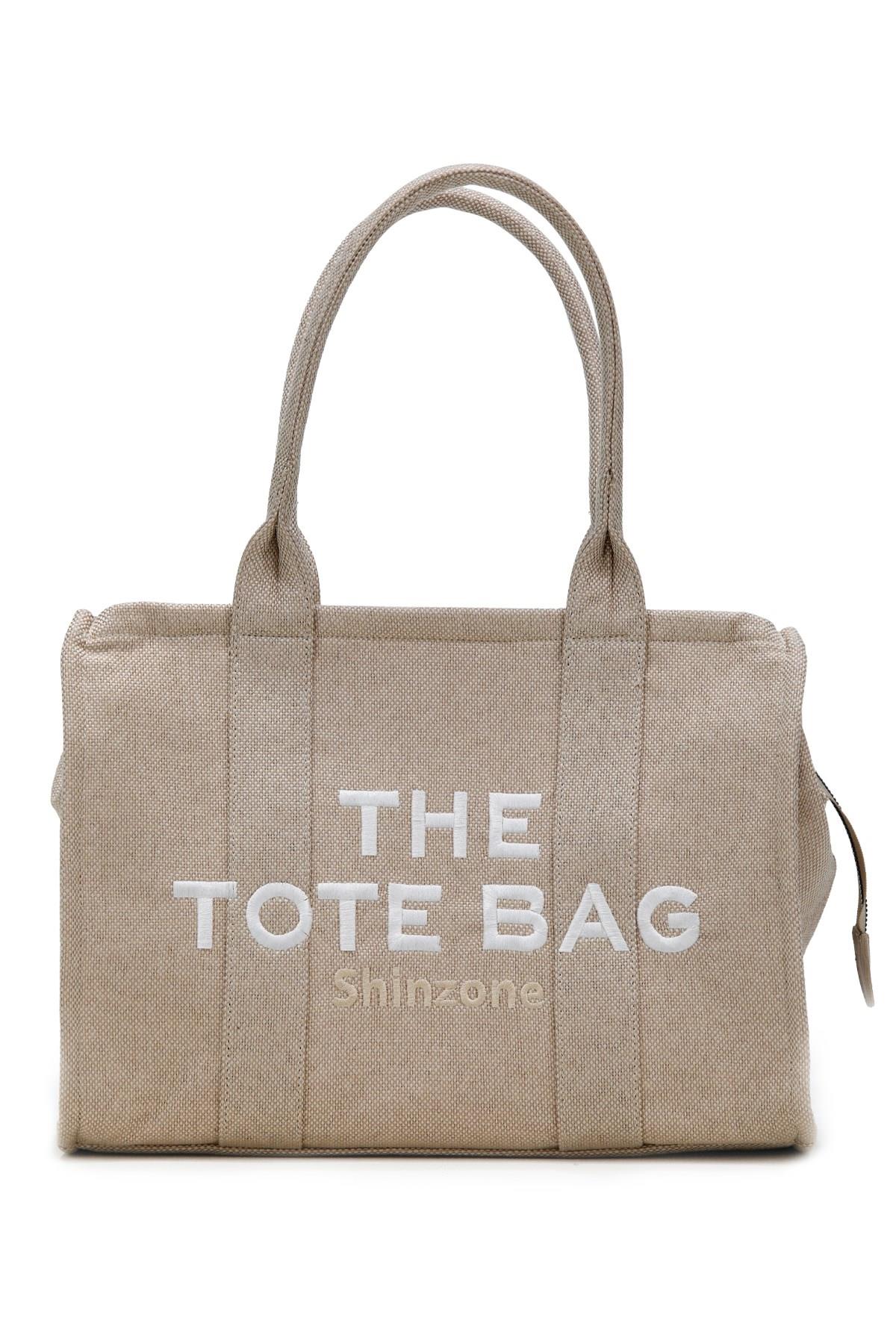 Kadın Soft Tote Bag Kanvas Bej Çanta
