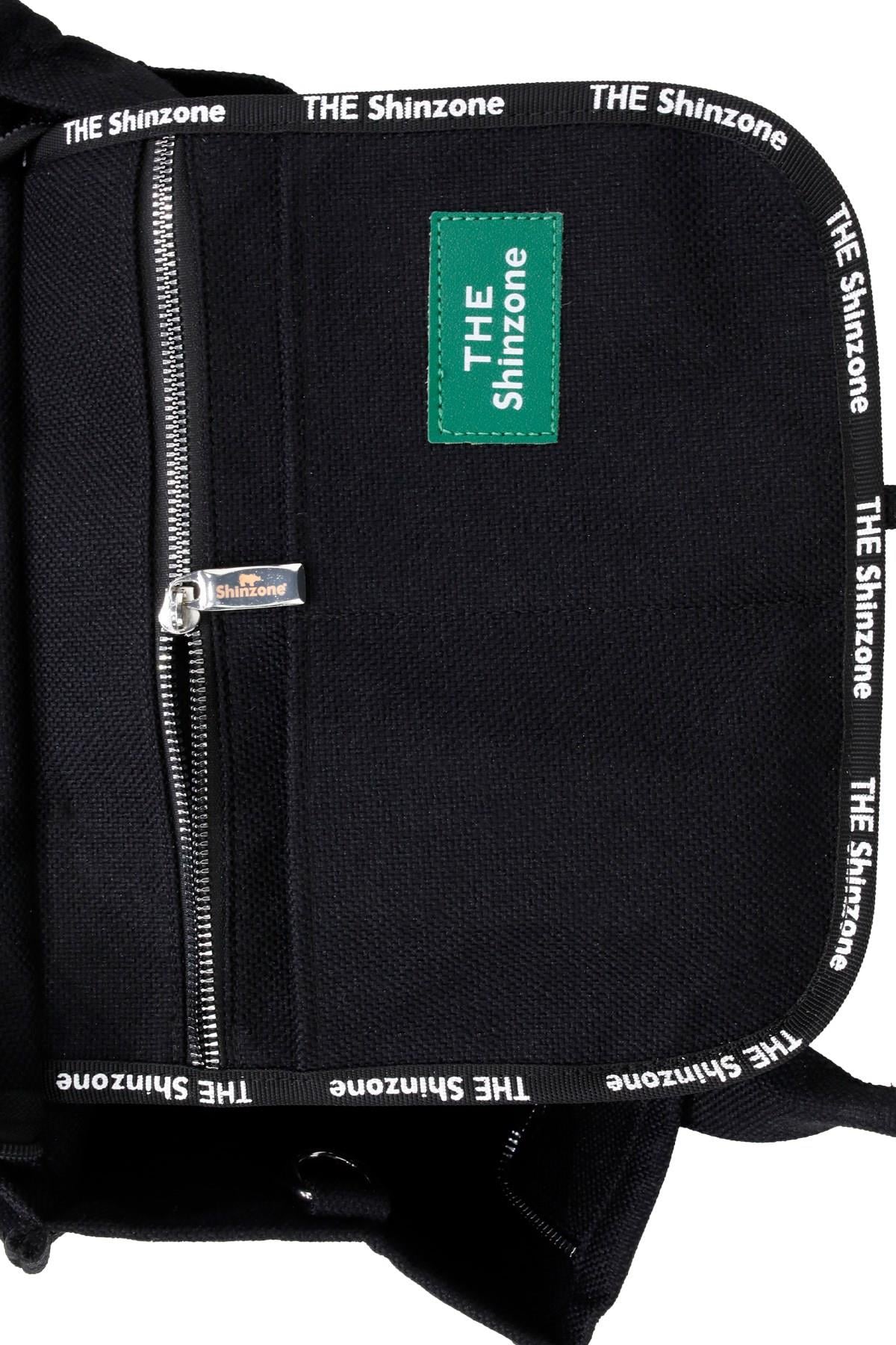 Kadın Soft Tote Bag Kanvas Siyah Yeşil Çanta