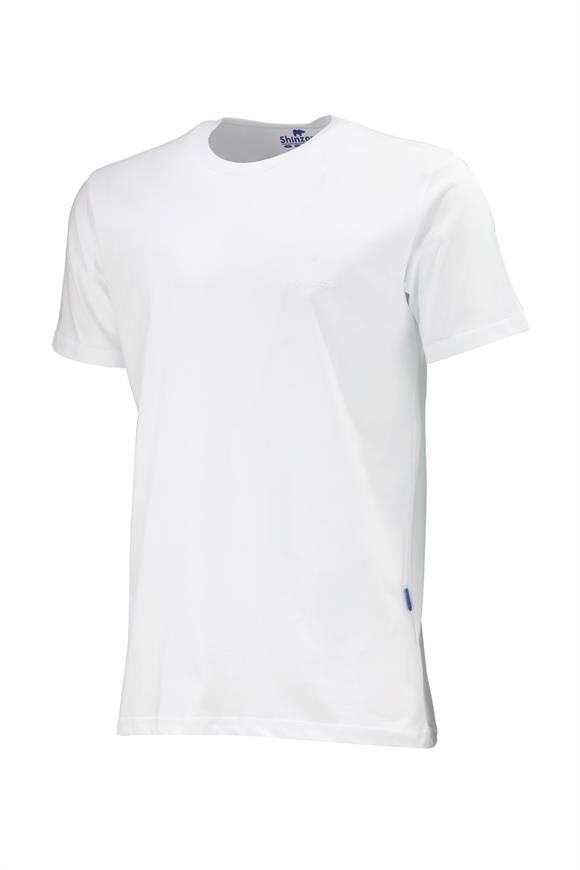 Erkek Bisiklet Yaka Standart Fit Beyaz T-Shirt