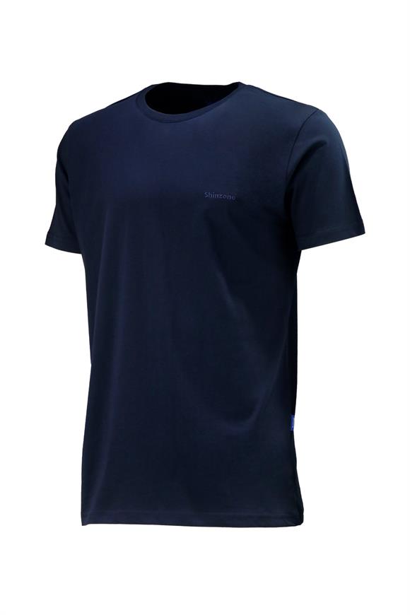 Erkek Bisiklet Yaka Standart Fit Lacivert T-Shirt