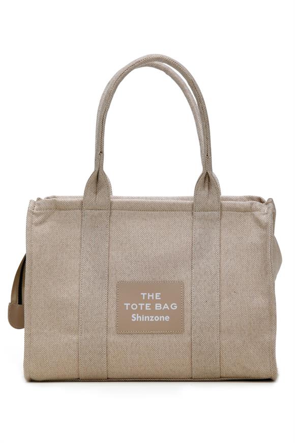 Kadın Soft Tote Bag Kanvas Bej Çanta