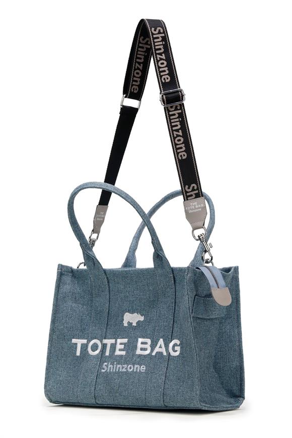Kadın Soft Tote Bag Kanvas Turkuaz Çanta
