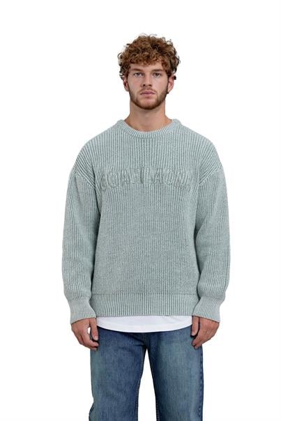 Yeşil Nmrc Örme Oversize Triko