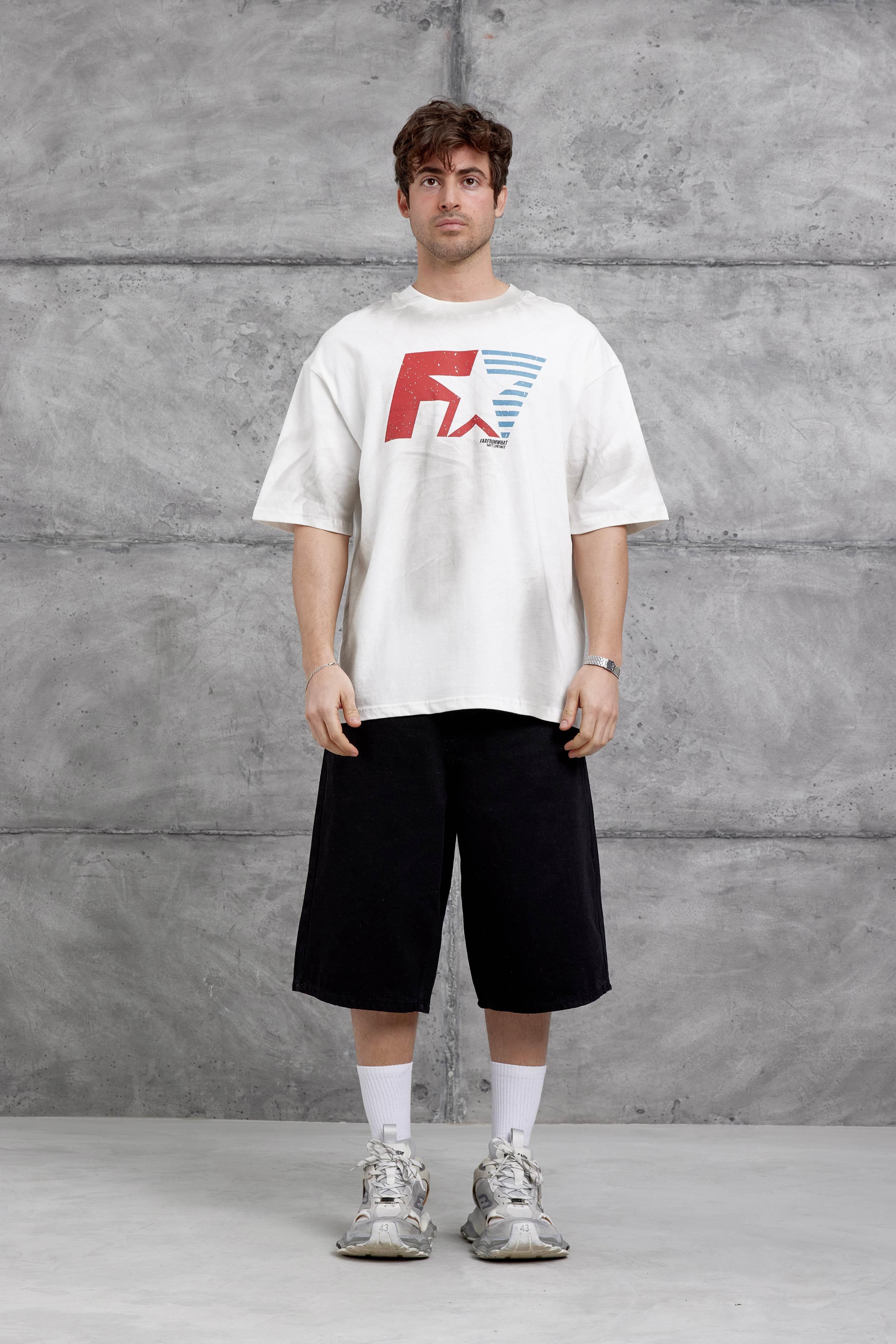 Beyaz Farfrom Yazılı Oversize Tshirt · 6