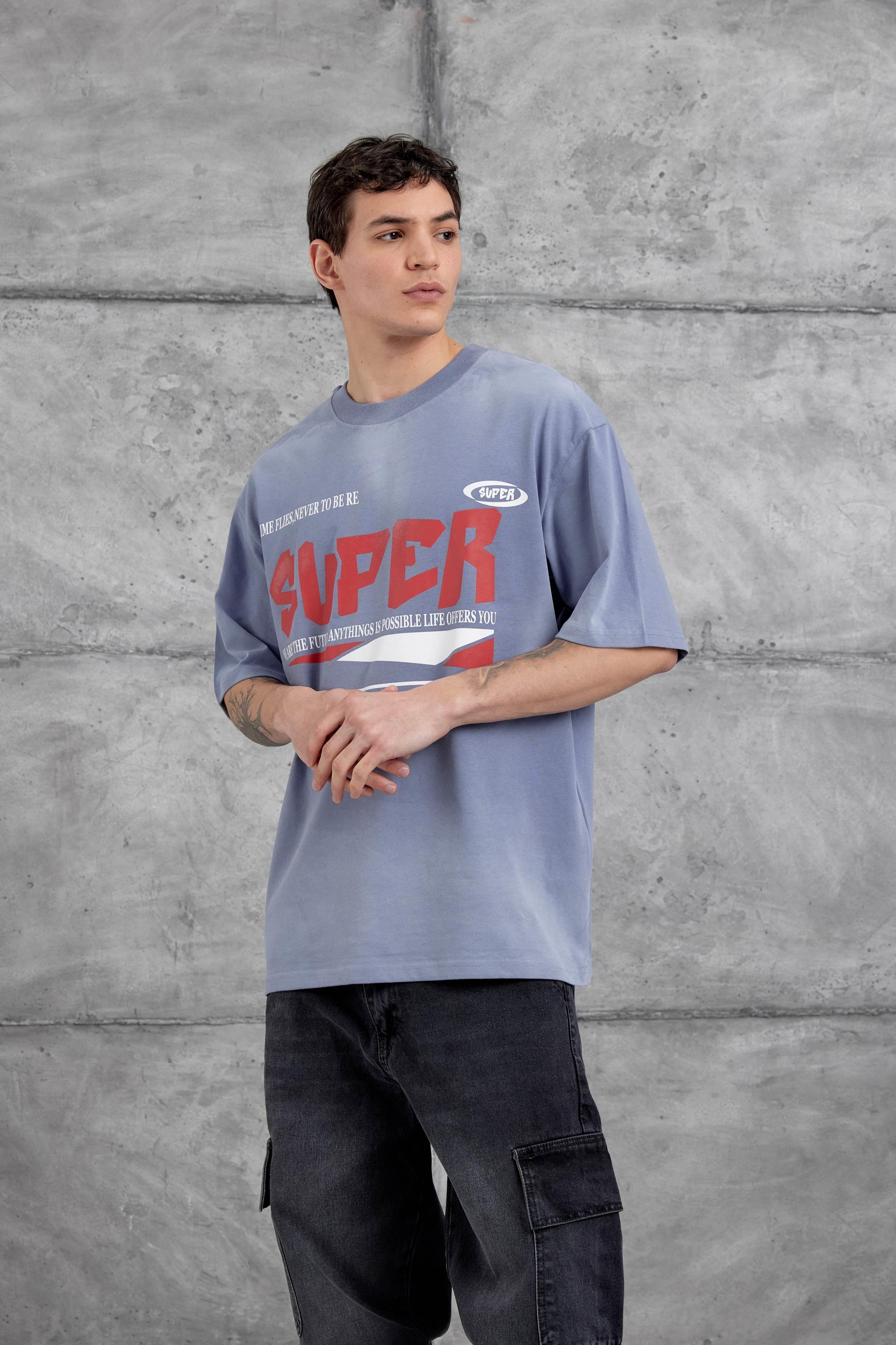 Duman Super Yazılı Oversize Tshirt · 5