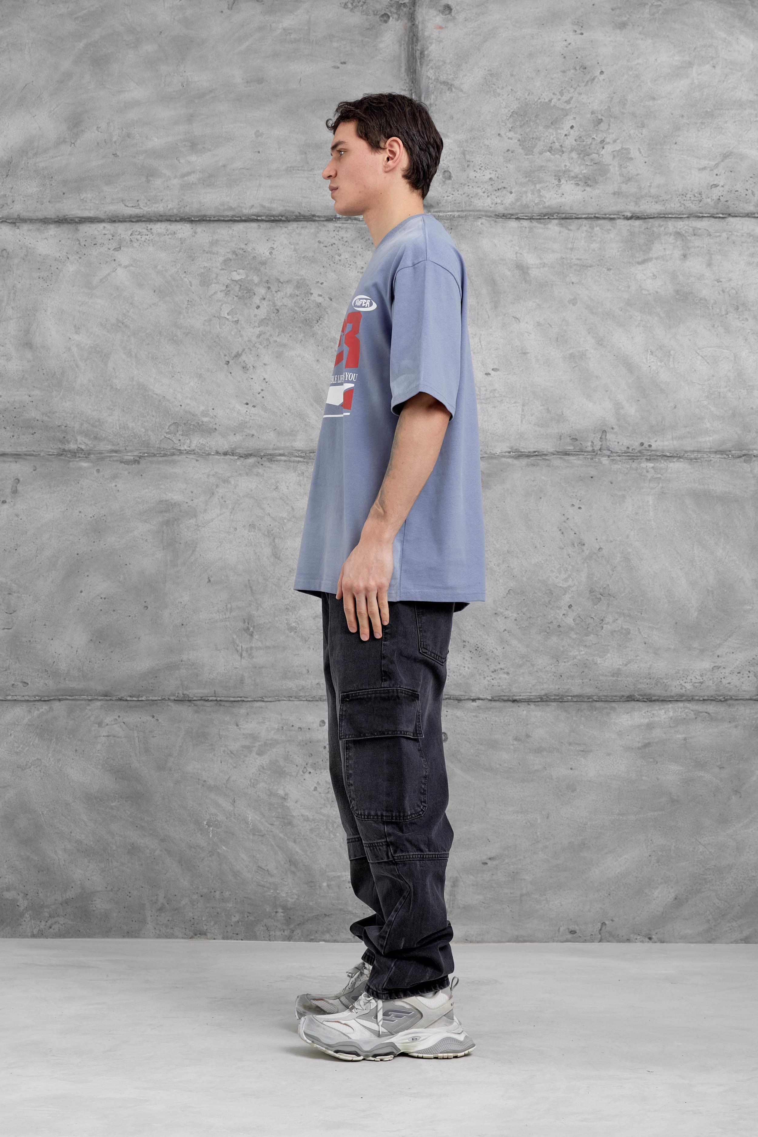 Duman Super Yazılı Oversize Tshirt · 4