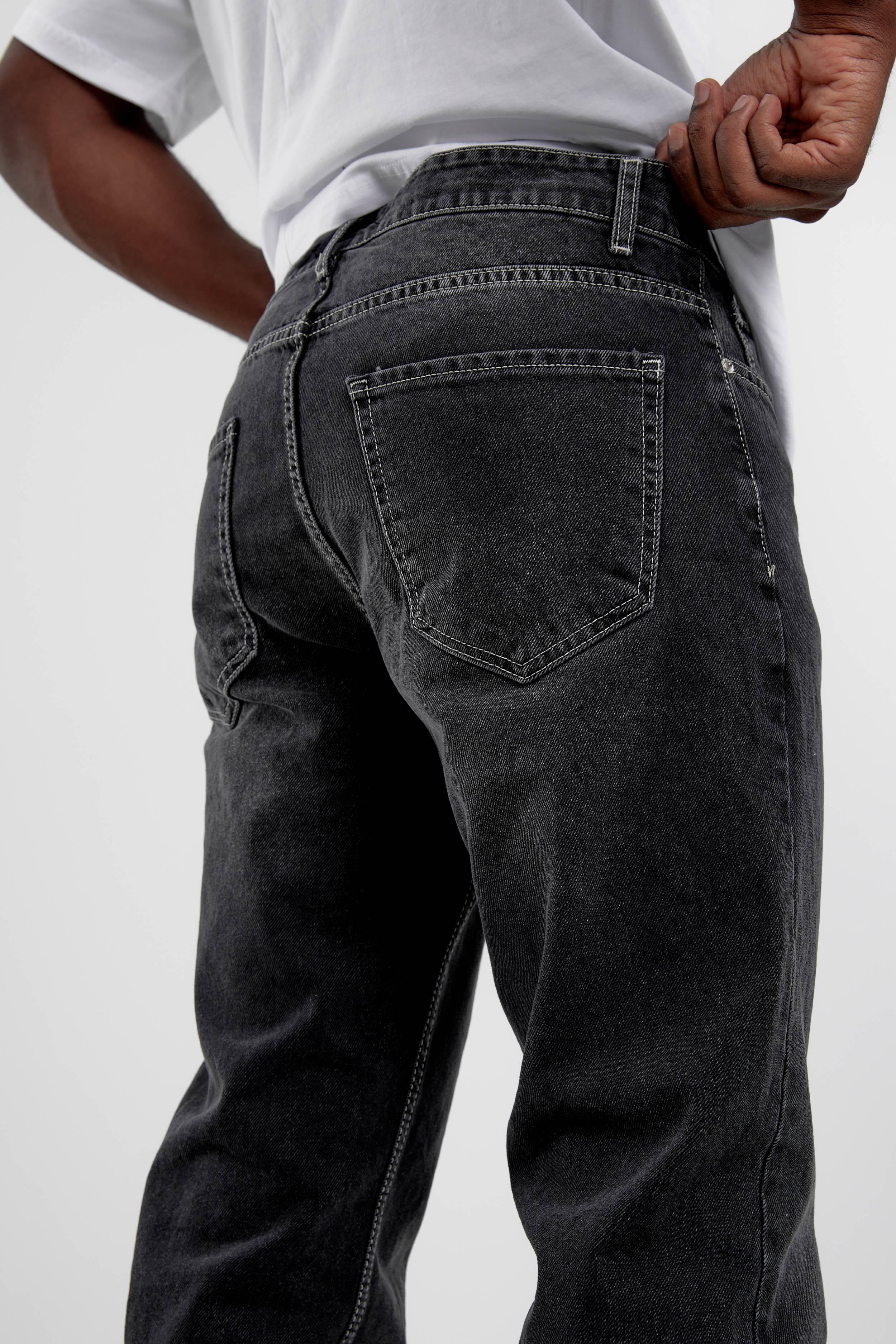 Füme KP-630-1 Baggy Taşlamalı Jean · 4