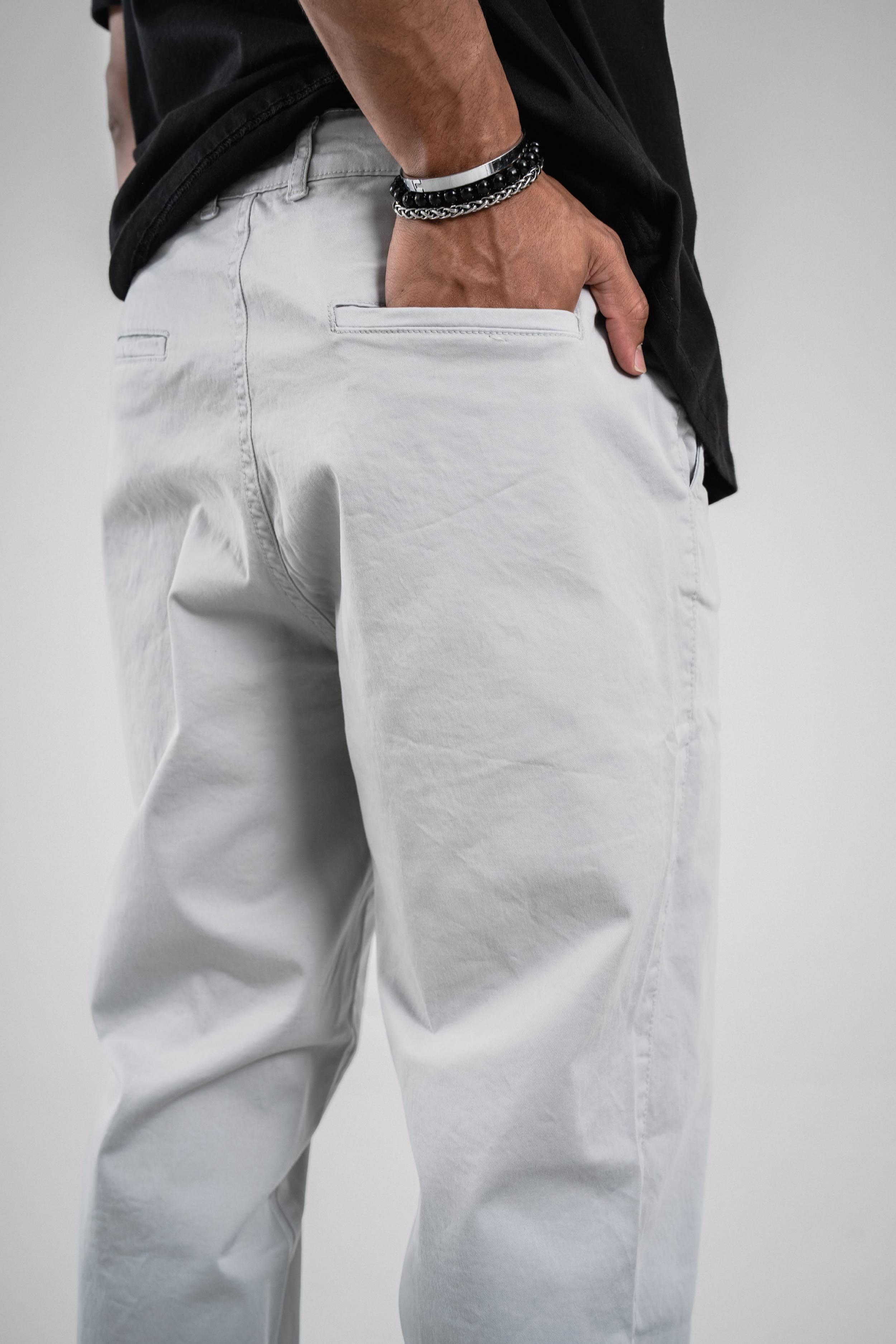 Gri Gabardin Pantolon · 5