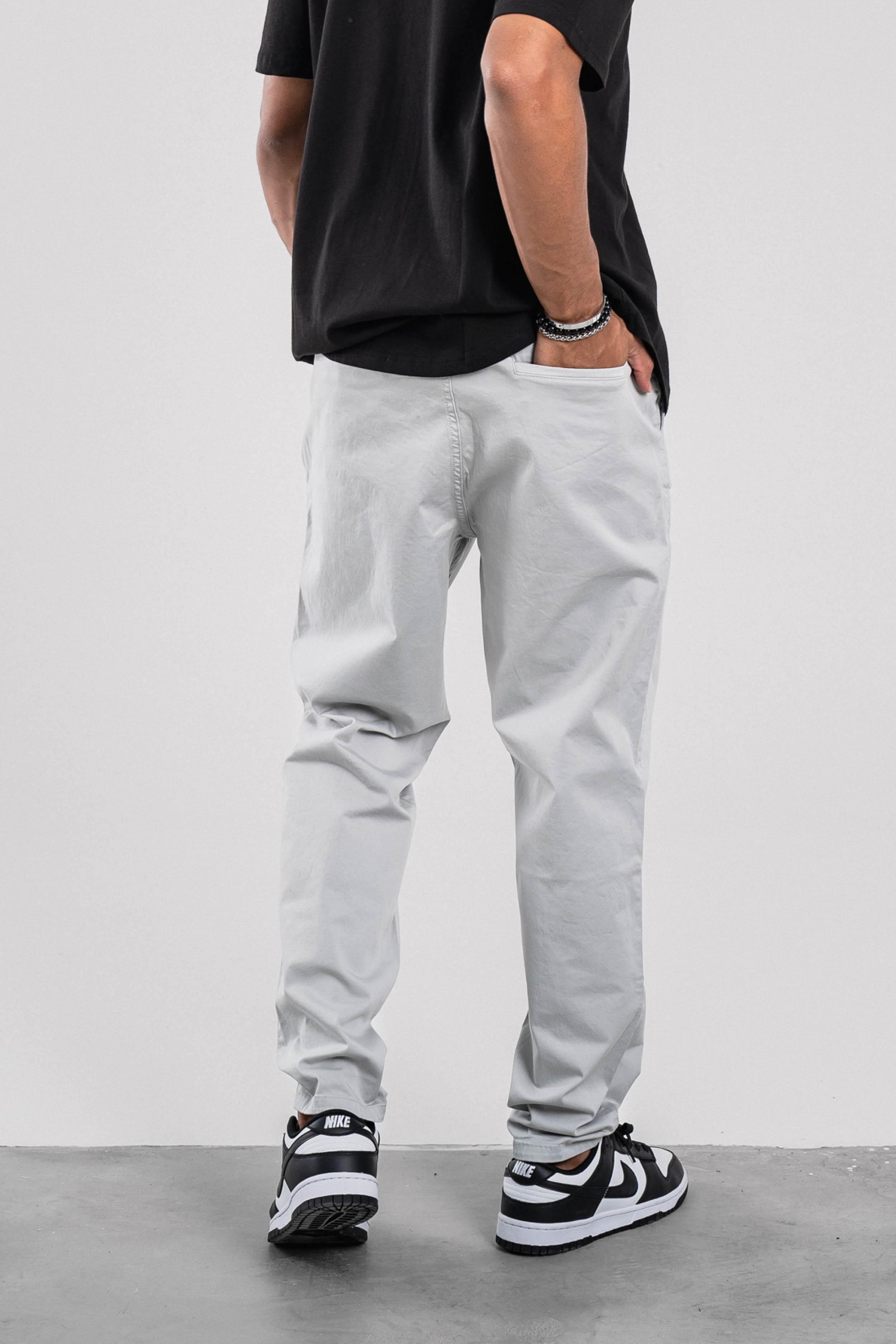 Gri Gabardin Pantolon · 3
