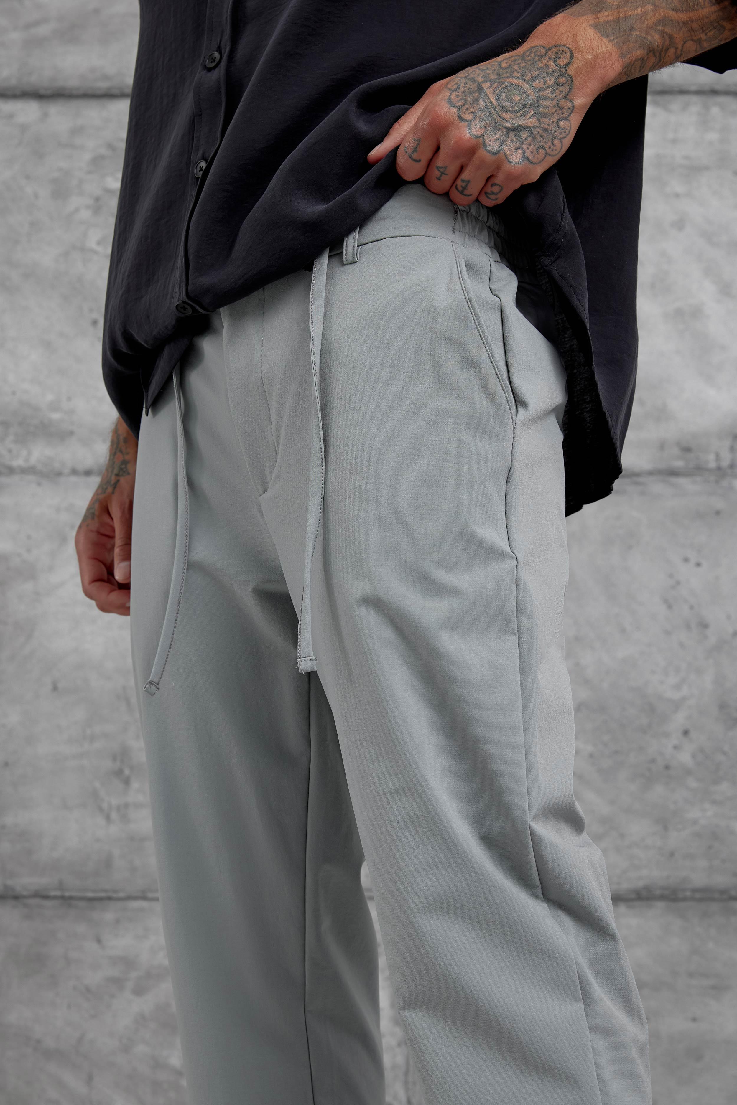 Gri Yp Paraşüt Kumaş Pantolon · 2