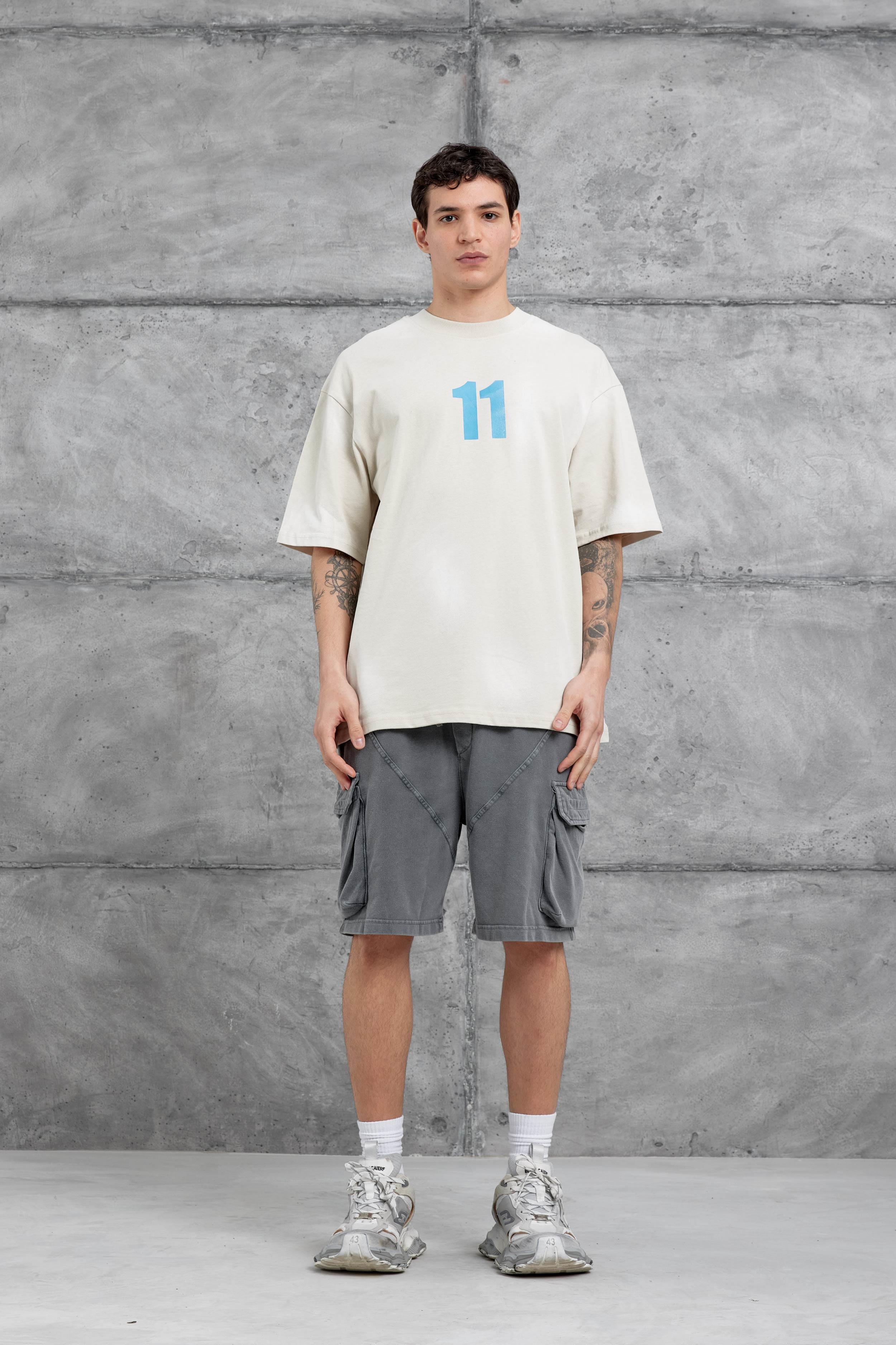 Krem M11 Yazılı Oversize Tshirt · 4