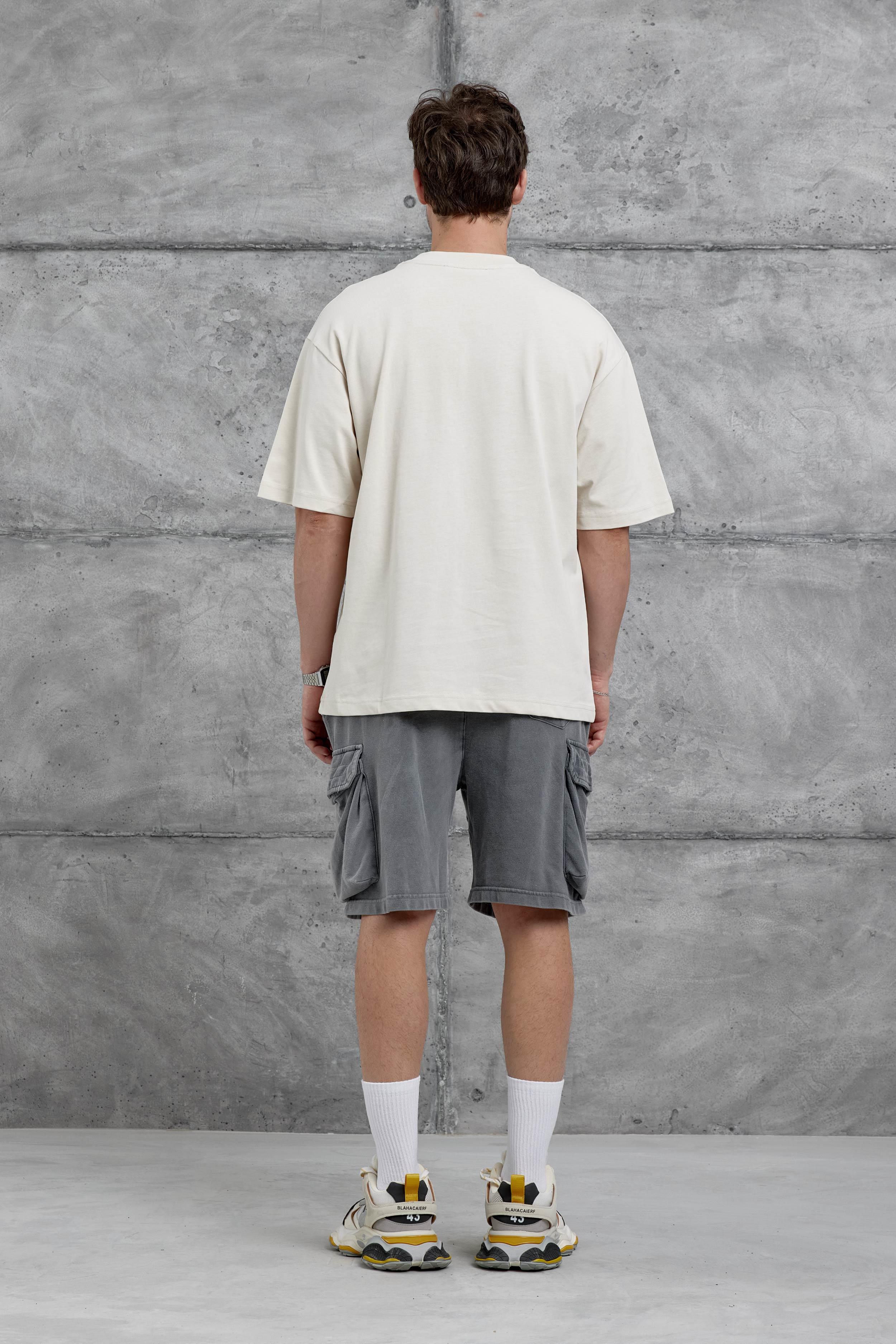 Krem Murth Baskılı Oversize Tshirt · 4