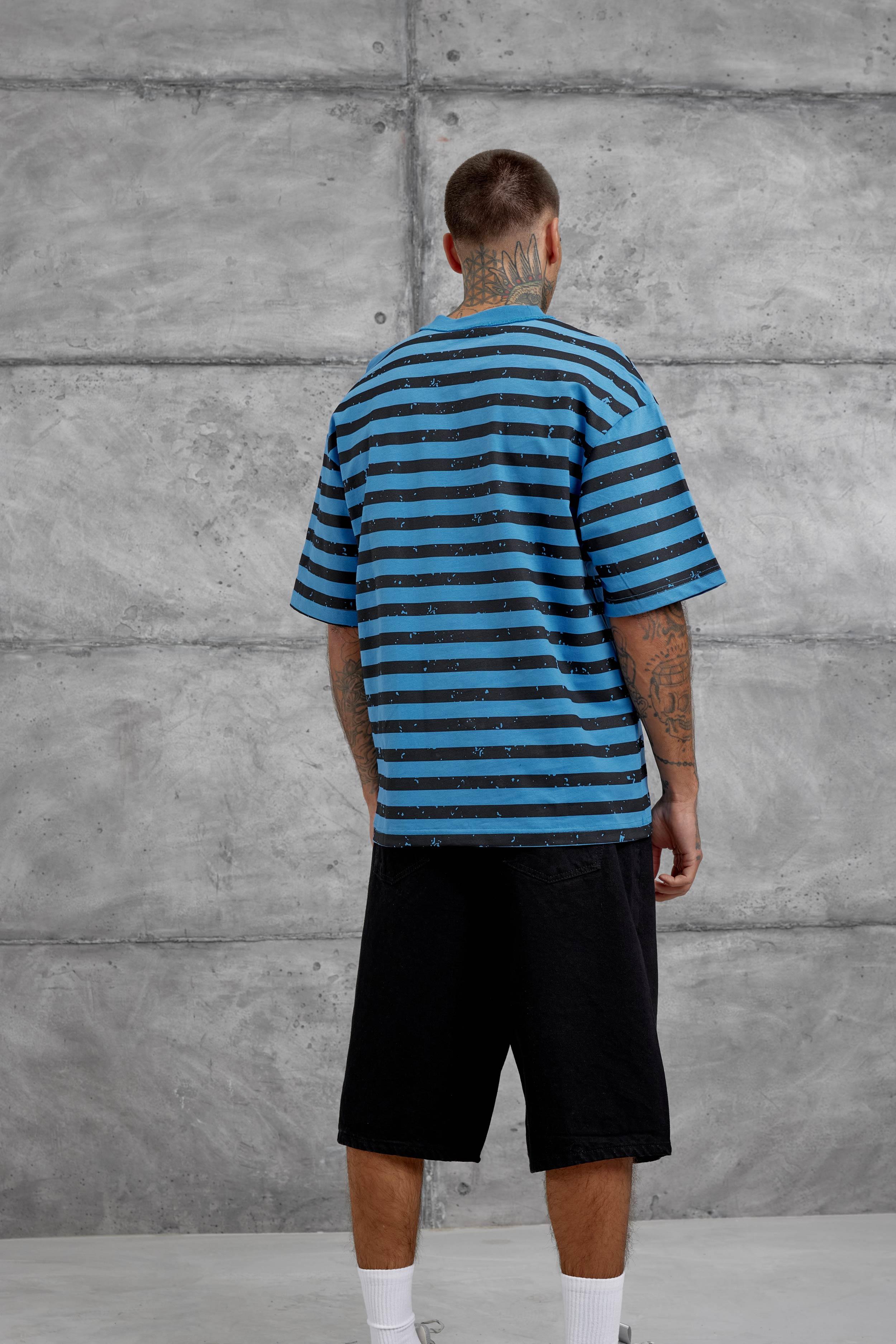 Mavi Tained Baskılı Oversize Tshirt · 3