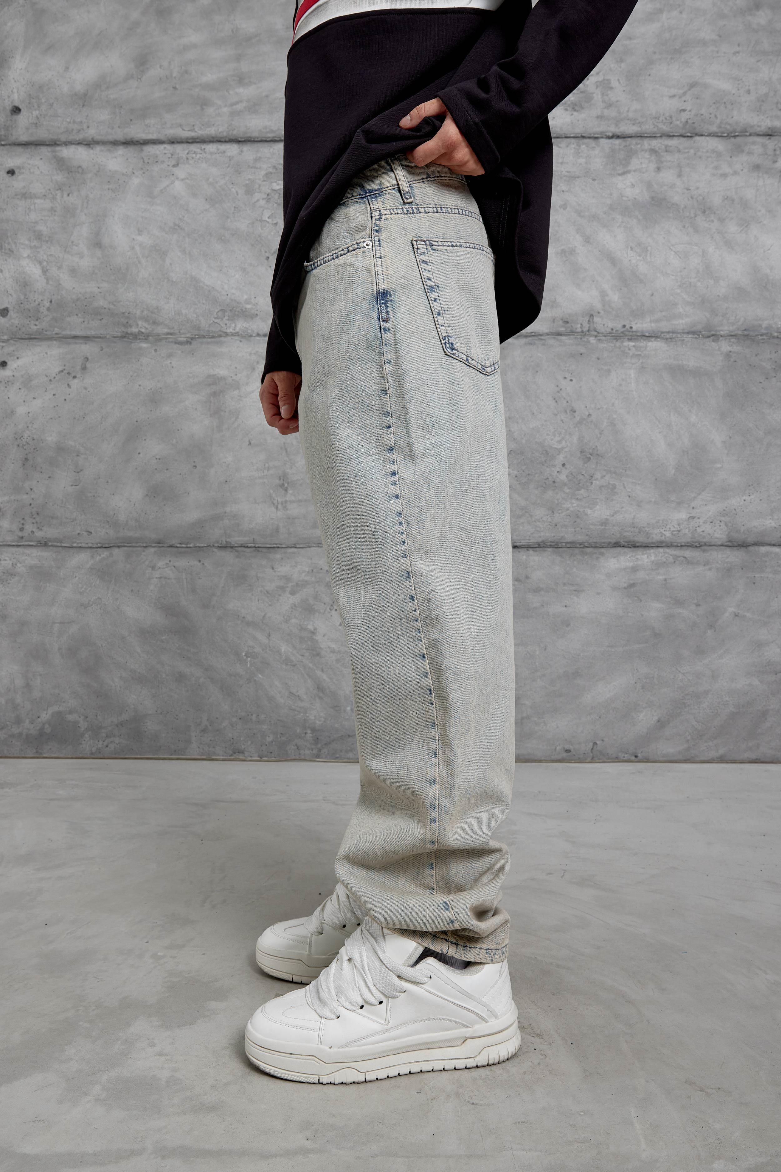 Mavi Vintage Taşlamalı Baggy Jean · 4
