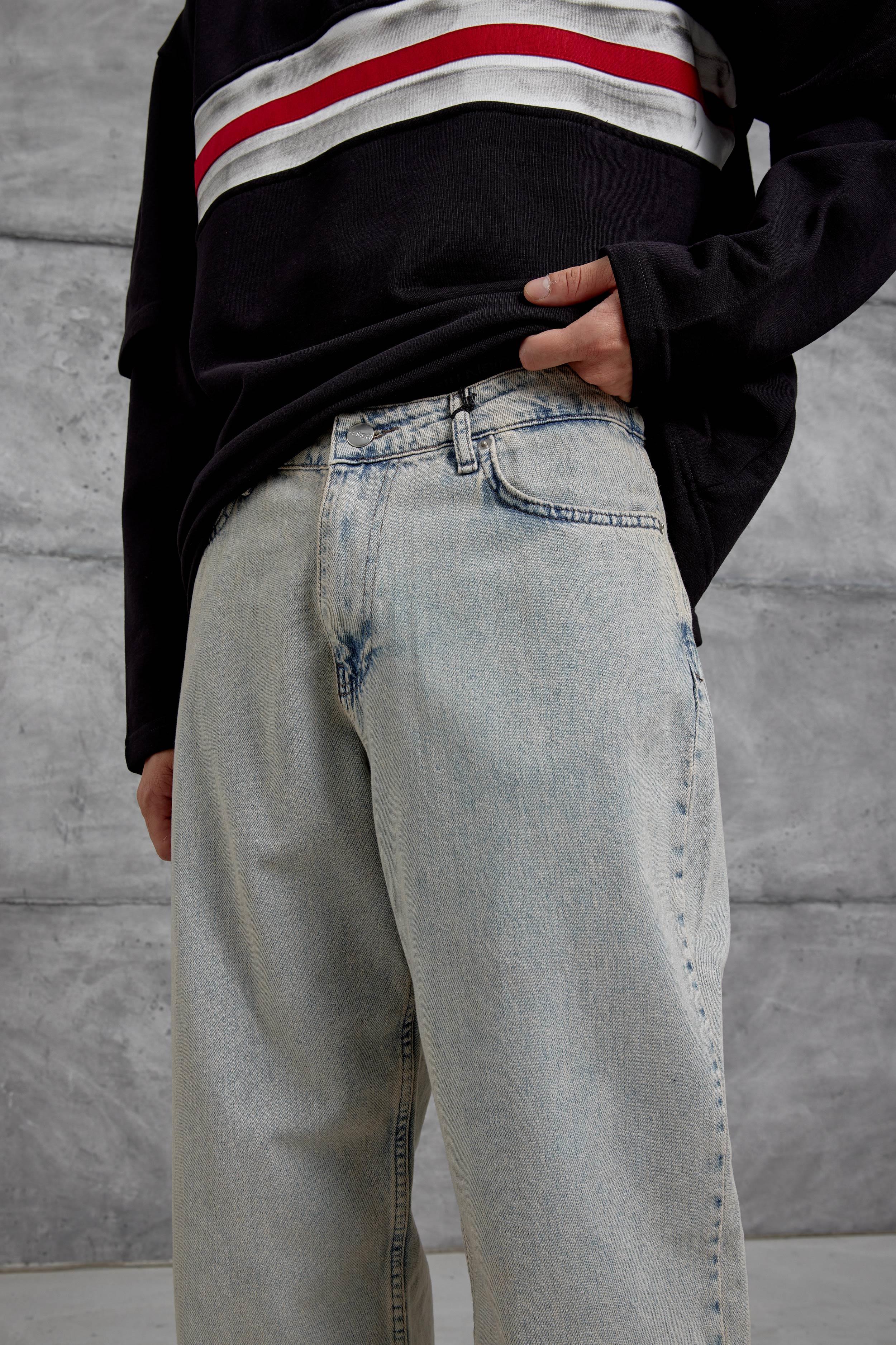 Mavi Vintage Taşlamalı Baggy Jean · 5