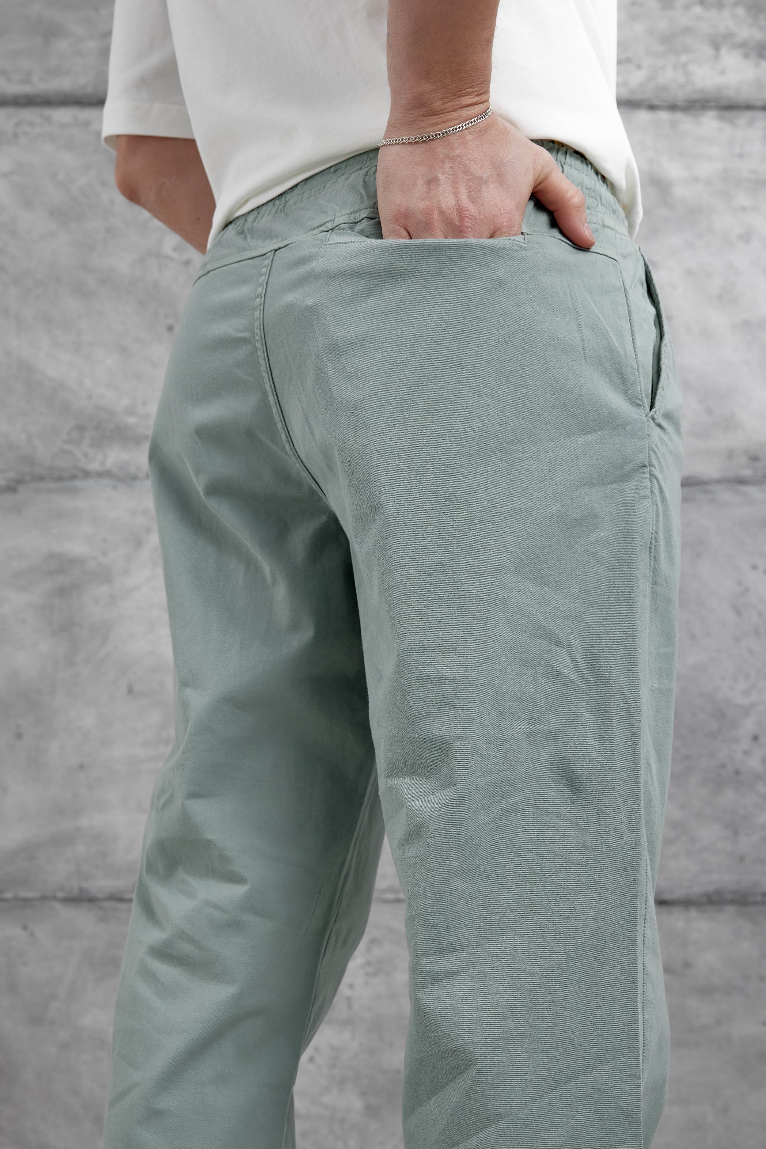 Mint Yeşili Yp Paça Lastikli Pantolon · 5