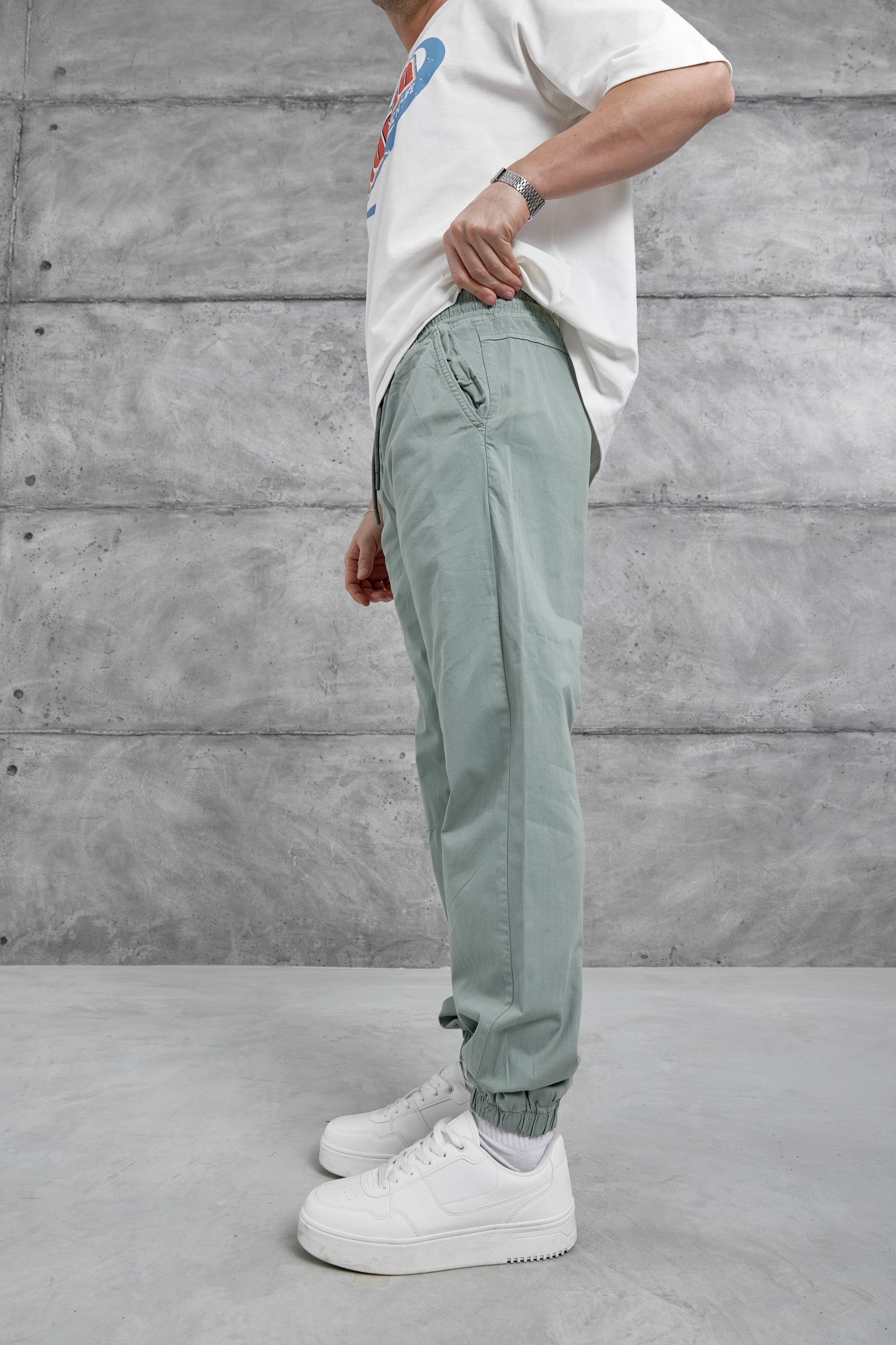 Mint Yeşili Yp Paça Lastikli Pantolon · 3