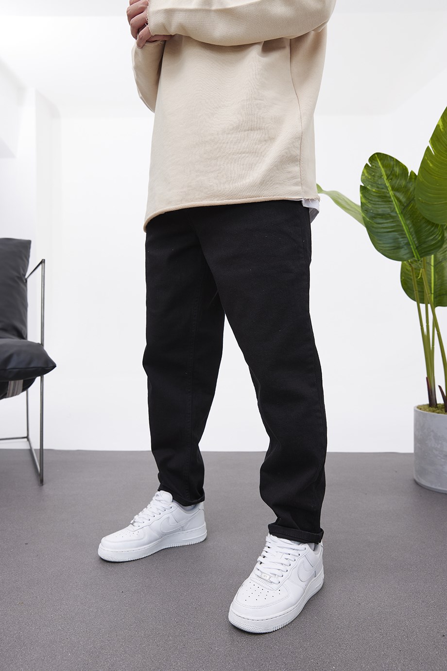 Nomarc 5078 Boyfriend Siyah Jean