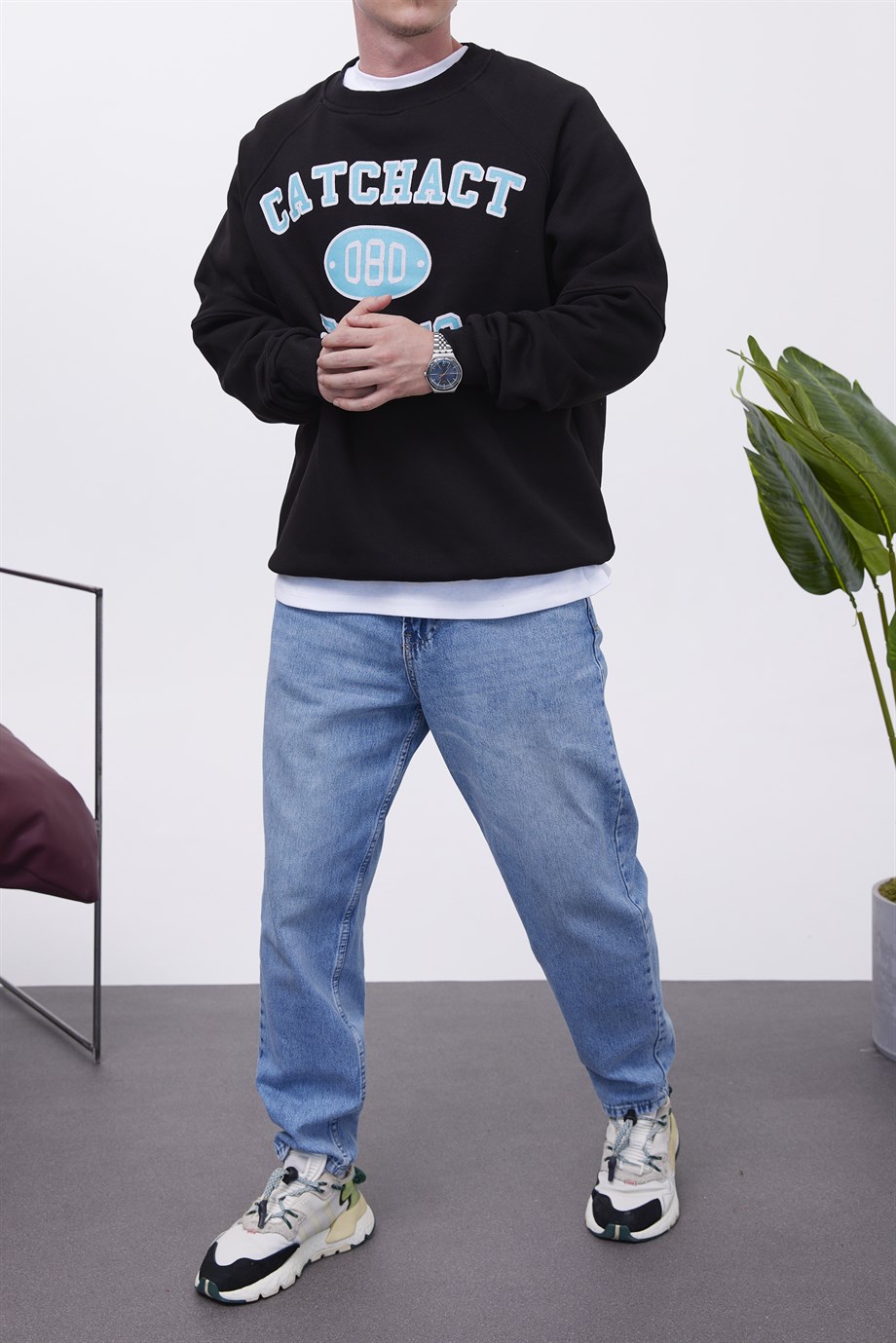 Nomarc Catchact Siyah Sweatshirt