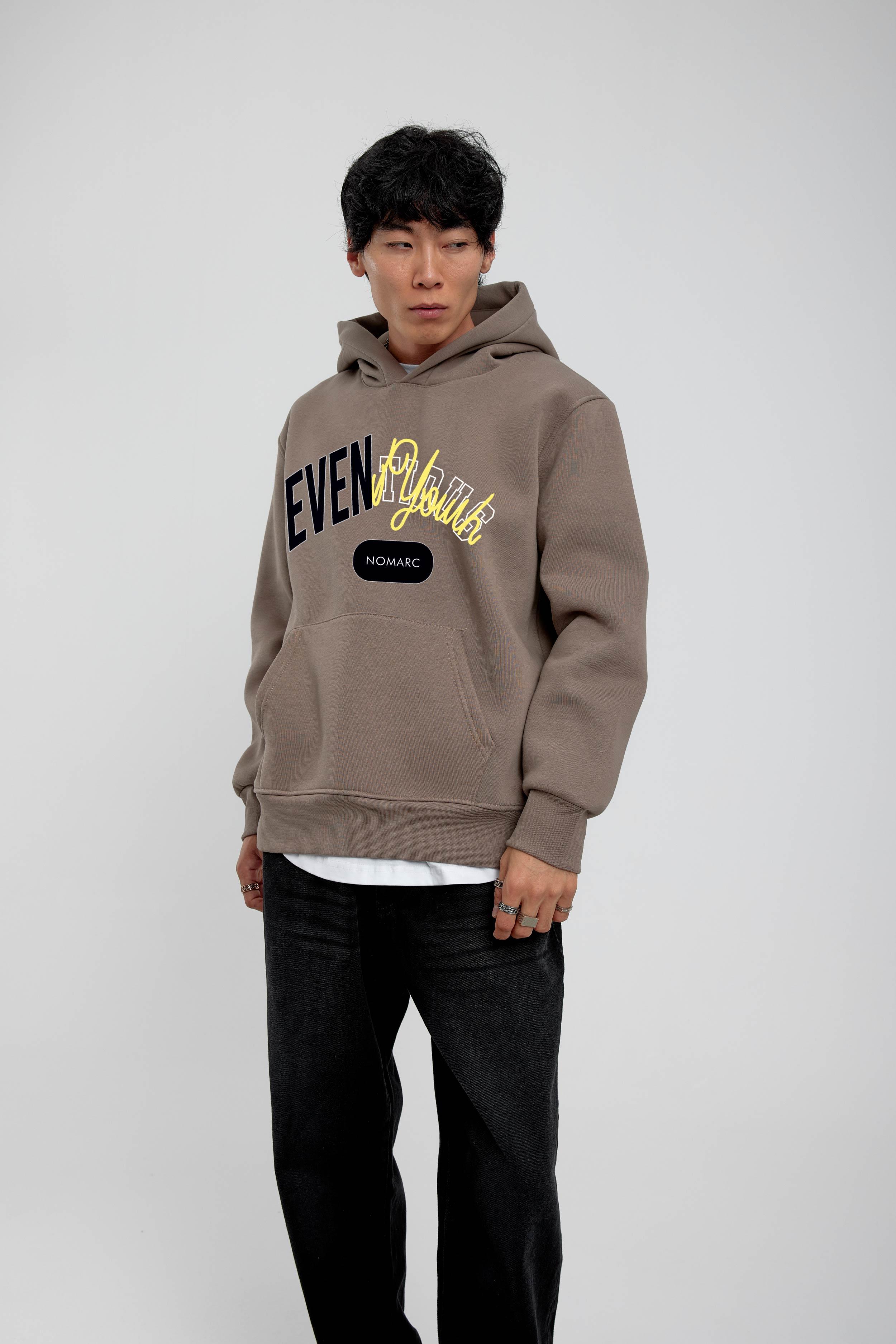 Vizon Eventious Yazılı Kapüşonlu Sweatshirt · 2