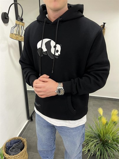 Nomarc Siyah Panda Kapu onlu Sweatshirt Modelleri ve Fiyatlar Nomarc