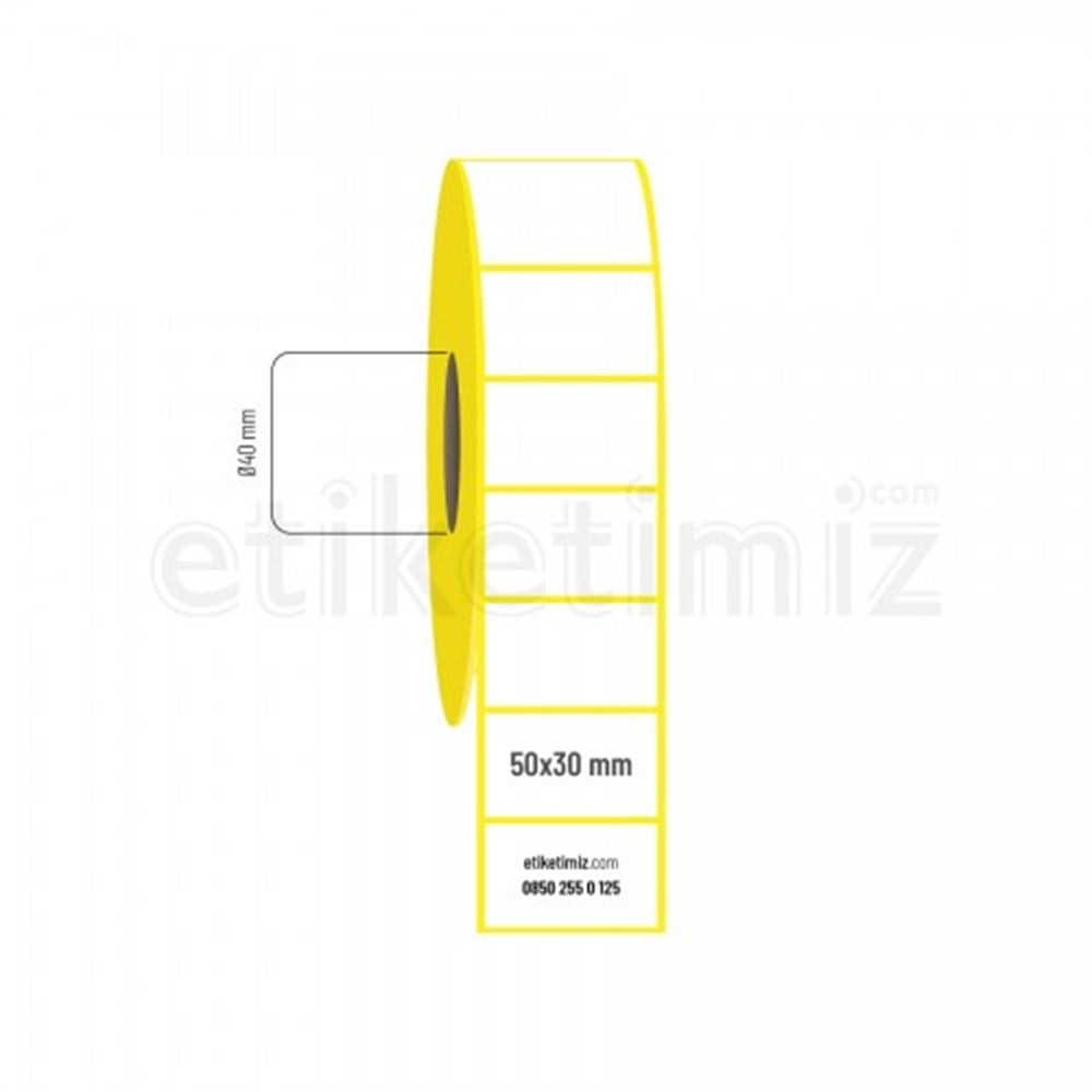 50x30 mm Termal Etiket