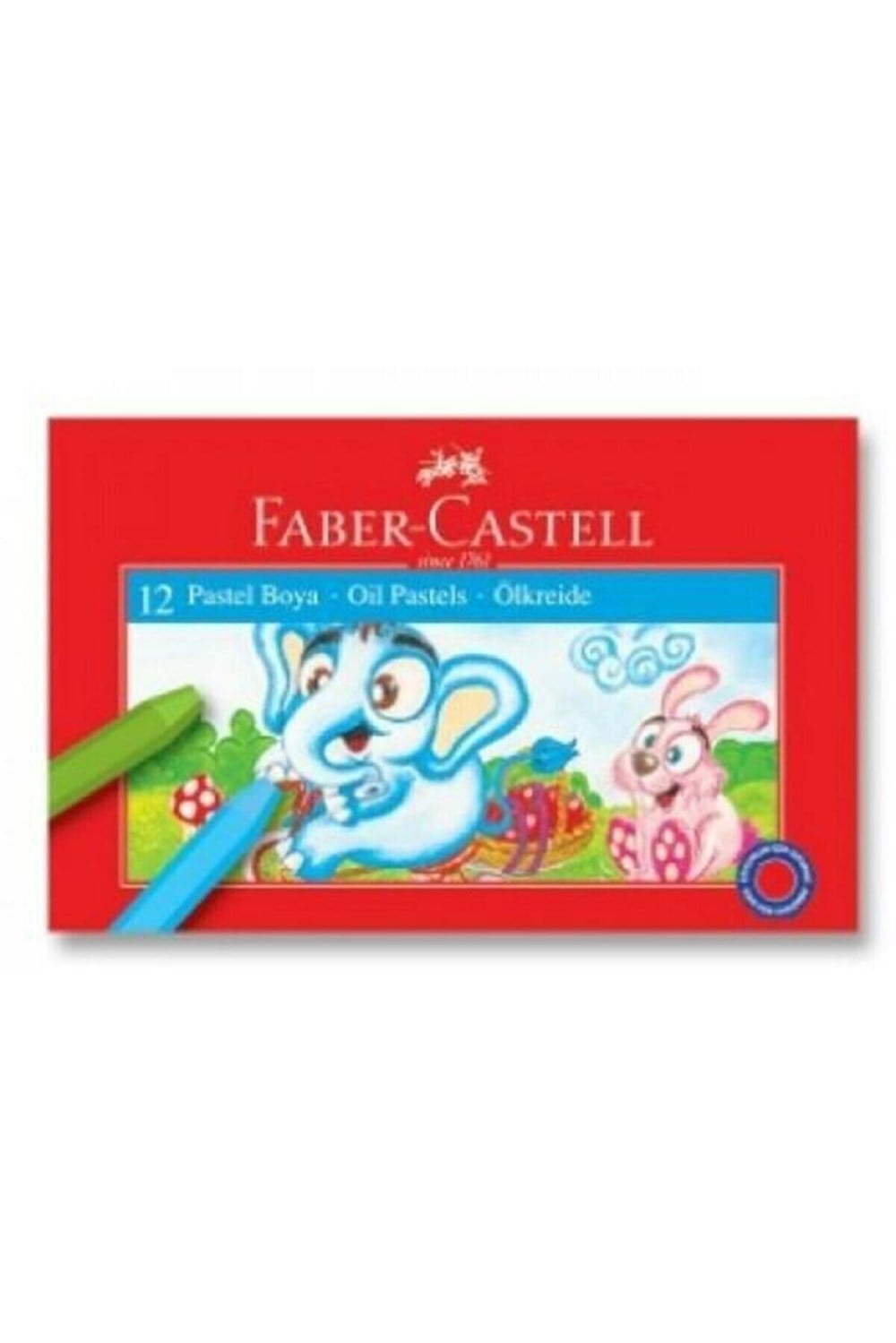 Faber-Castell Pastel Boya Red Line Karton Kutu Köşeli 12 