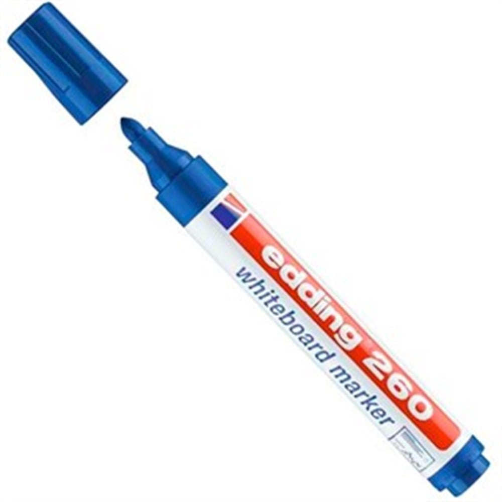 Edding Beyaz Tahta Kalemi E-260 Mavi