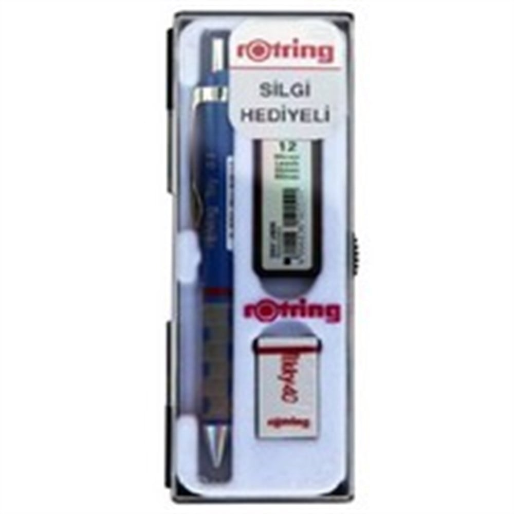 Rotring Okul Seti Versatil+Min Silgi Hediyeli 0.5 MM Bordo
