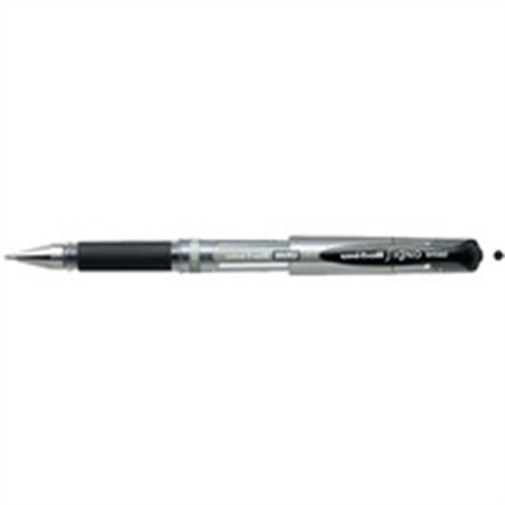 Uni-Ball Roller Kalem Signo Broad Jel Bilye Uç İmza Kalemi 1.0 MM Siyah UM-153