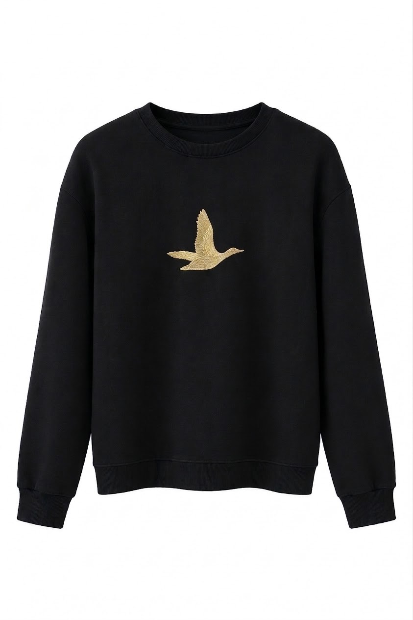 SİYAH KUŞLU SWEAT