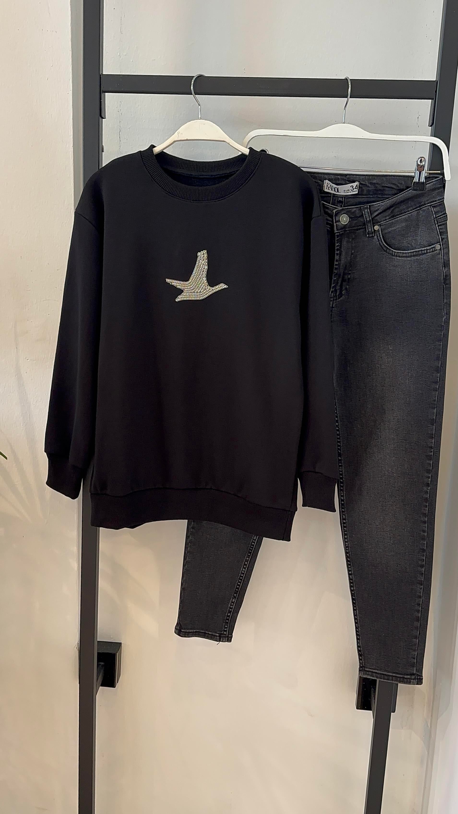 TASARIM SİYAH SWEAT